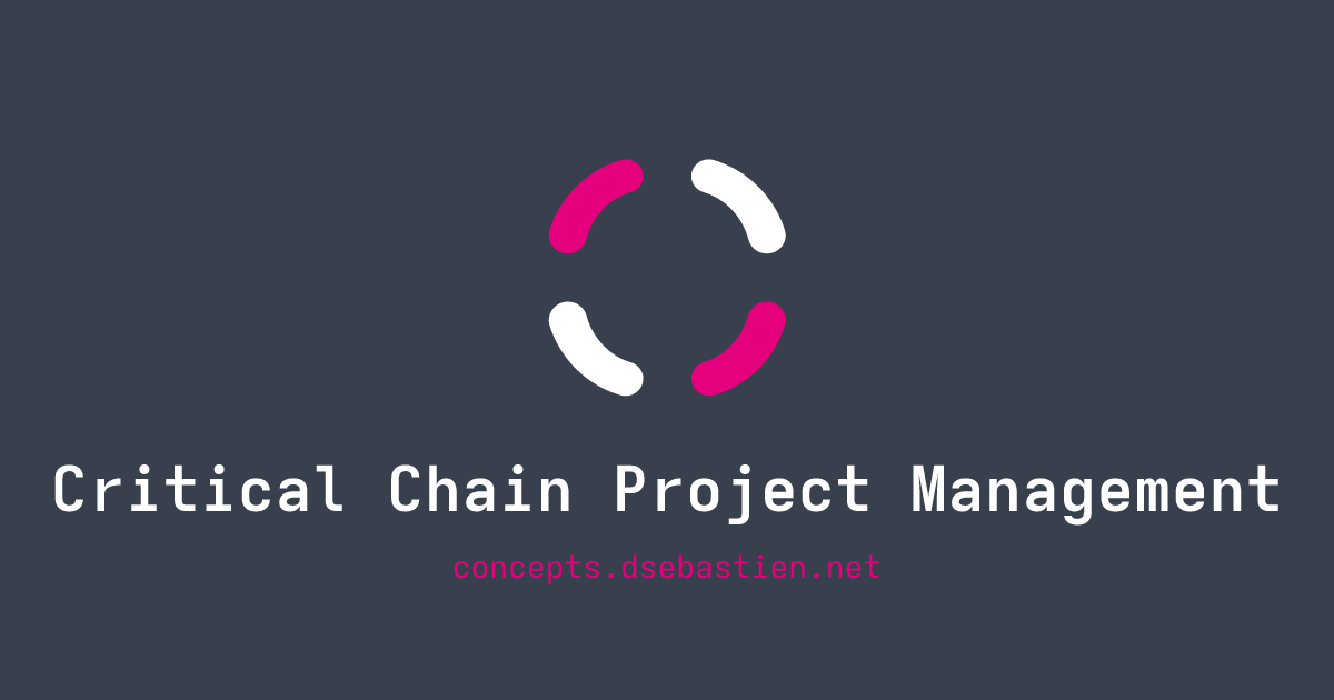 Project Manager Chained Critical Chain Project Management - Concepts
