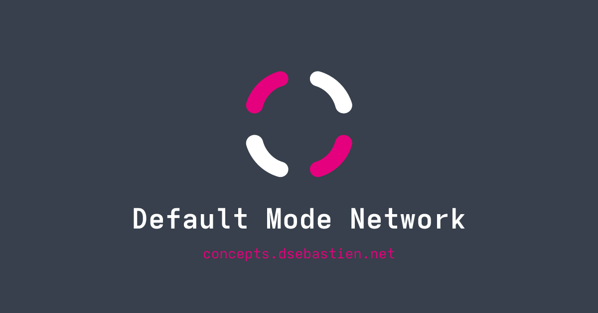 Default Mode Computer Default Mode Network - Concepts
