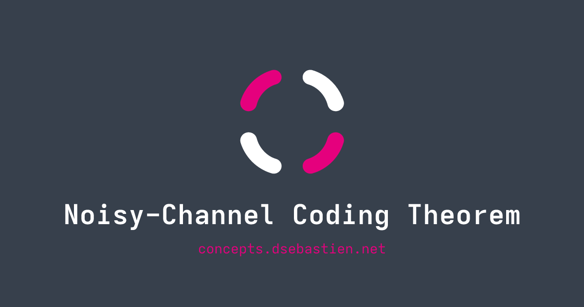 Noisy-Channel Coding Theorem - Concepts
