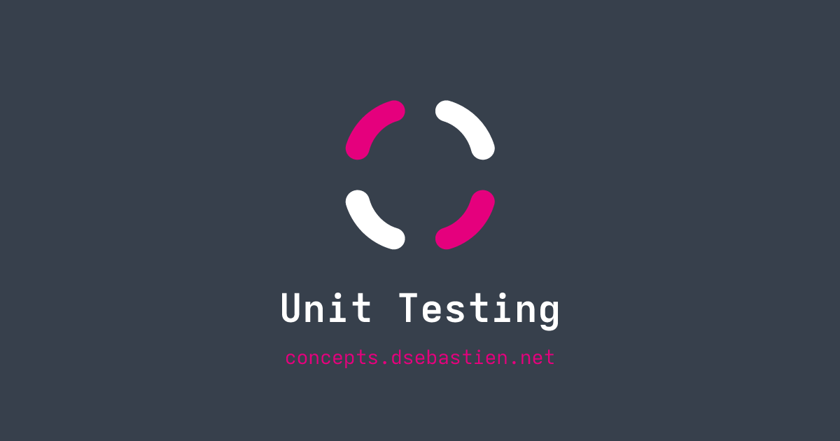Unit Testing Invest Unit Testing - Concepts
